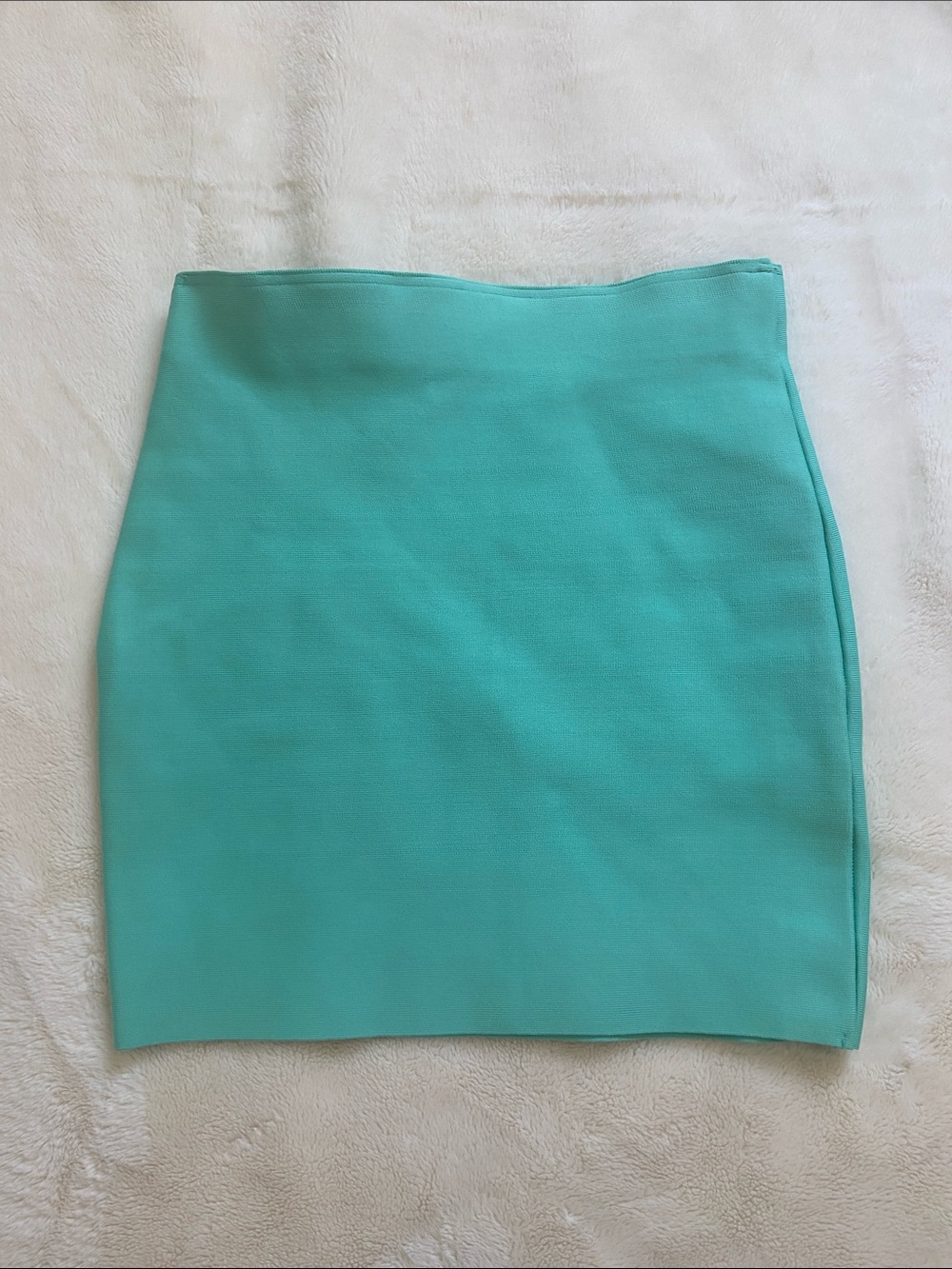 ✅ Blue bandage mini skirt